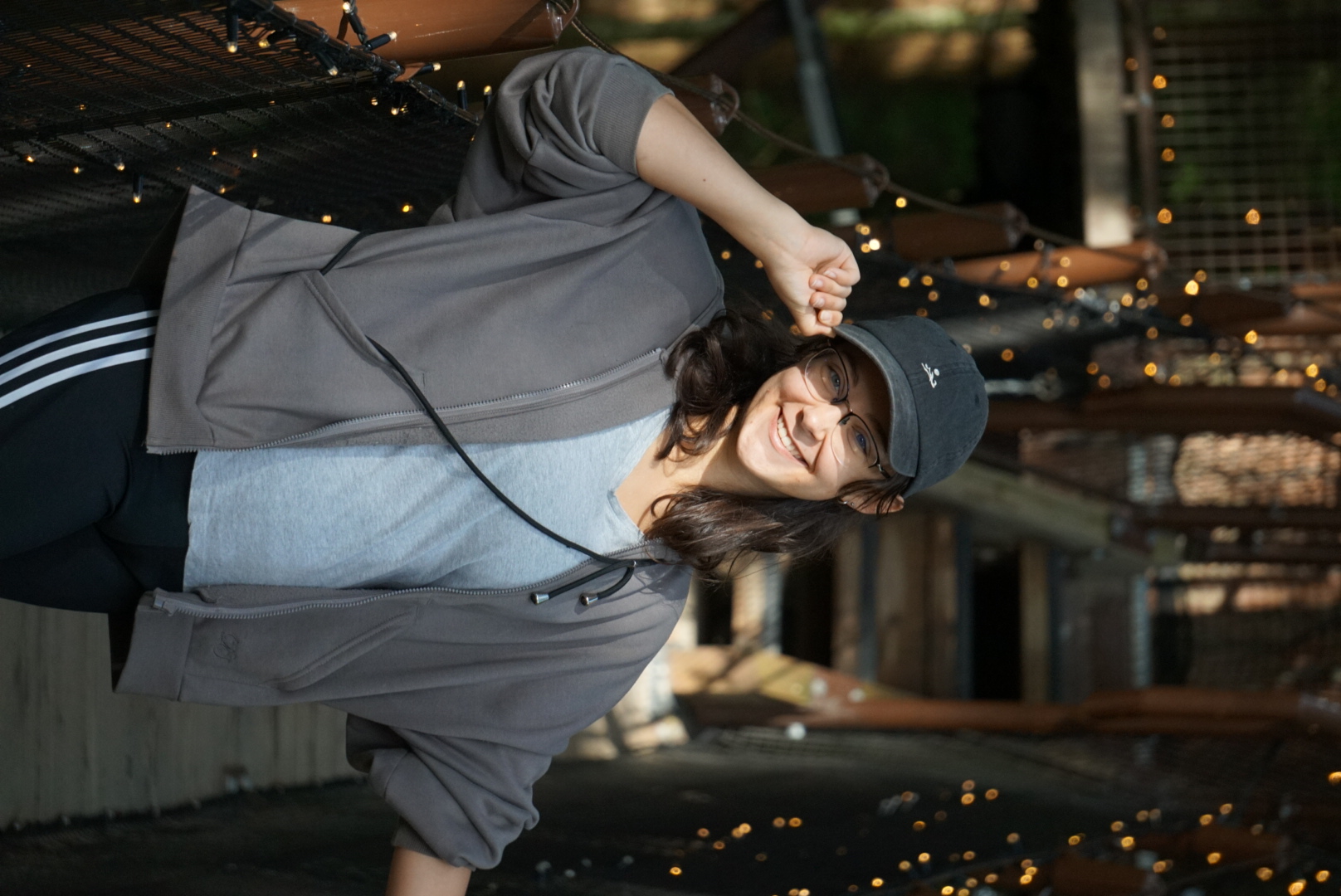 Artist in their creative studio workspace